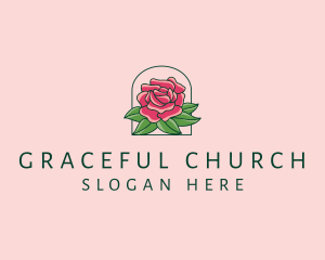 Rose Bloom Flower  Logo