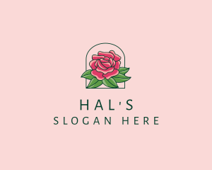 Decoration - Rose Bloom Flower logo design
