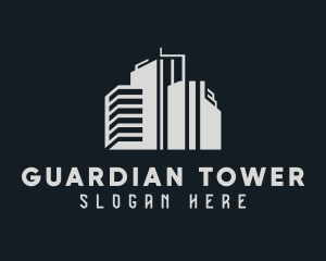 Residential Building Tower logo design