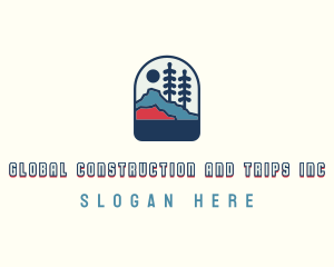 Tourist - Outdoor Mountain Travel logo design