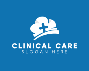 Cloud Medical Cross logo design