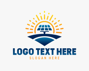 Power - Sustainable Solar Power logo design