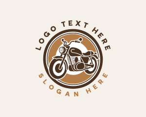 Motorcycle Gang - Motocross Motorcycle Rider logo design