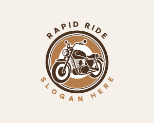 Motocross Motorcycle Rider logo design