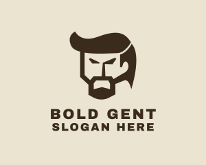 Angry Handsome Man  logo design