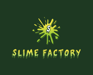 Slime Paint Splash  logo design