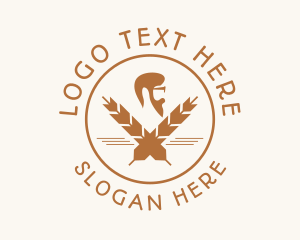 Lounge - Beer Brewery Bartender logo design
