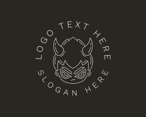 Tough - Angry Devil Boy logo design