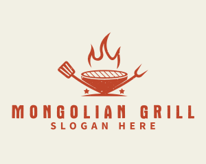 Flame Grill Restaurant logo design