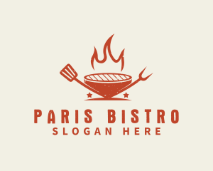 Flame Grill Restaurant logo design