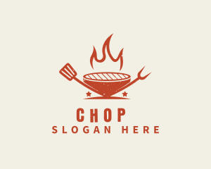 Culinary - Flame Grill Restaurant logo design