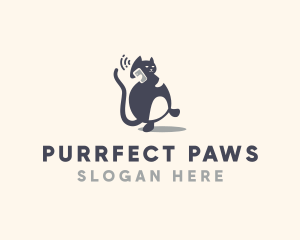 Kitty - Pet Kitty Phone logo design