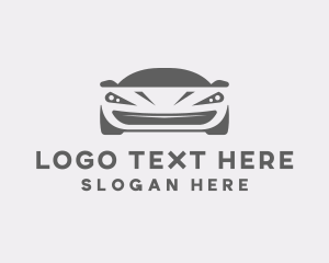 Rideshare - Sports Car Vehicle Detailing logo design