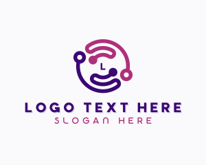 App - Programming AI Tech logo design