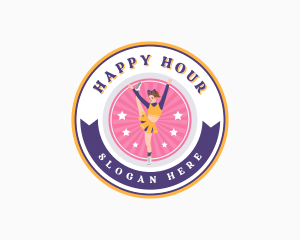 Sports Cheer Dancer logo design