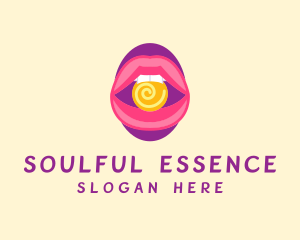 Emotion - Sweet Feminine Lips logo design