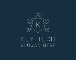 Royal Key Shield Realty logo design