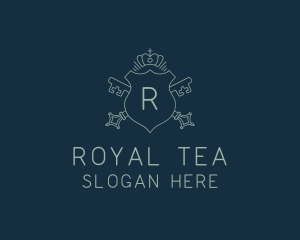 Royal Key Shield Realty logo design