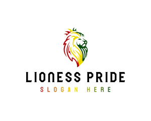 Lion Jamaica Animal logo design