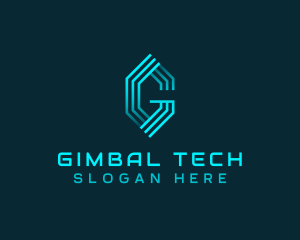 Cyber Technology Letter G logo design