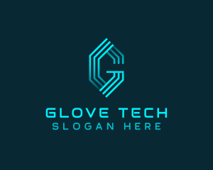 Cyber Technology Letter G logo design