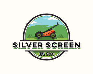 Garden Lawn Mower Logo