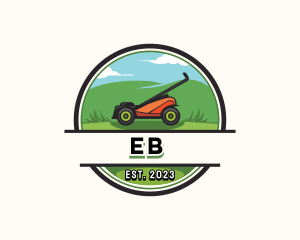 Trimmer - Garden Lawn Mower logo design