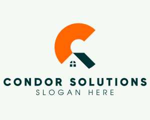 Letter C Housing Constractor logo design