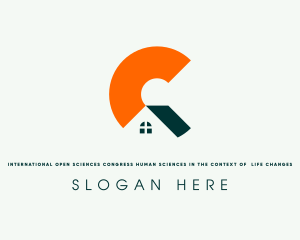 Roof - Letter C Housing Constractor logo design