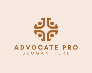 Advocate - People Society Advocate logo design
