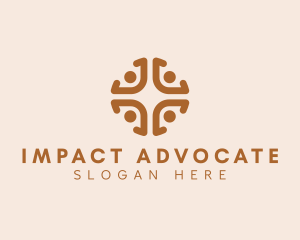 Advocate - People Society Advocate logo design