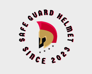 Helmet - Spartan Fighter Helmet logo design