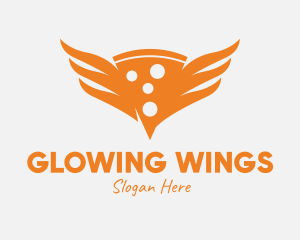 Hot Pizza Wings logo design