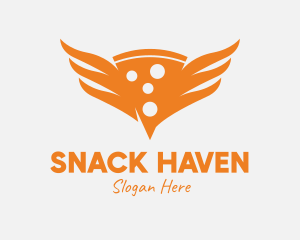 Hot Pizza Wings logo design