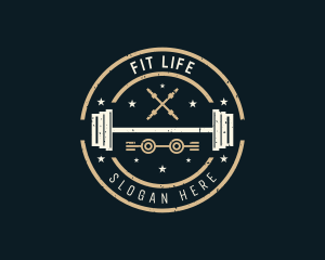 Gym Athletic Fitness logo design