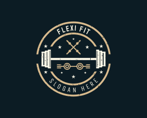 Gym Athletic Fitness logo design