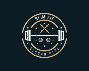 Gym Athletic Fitness logo design