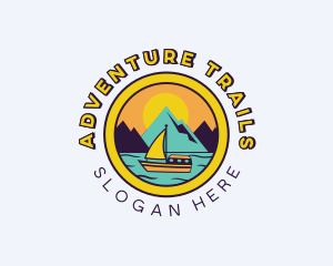 Tourism - Boat Mountain Tourism logo design
