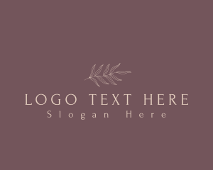 Simple Elegant Leaf Logo