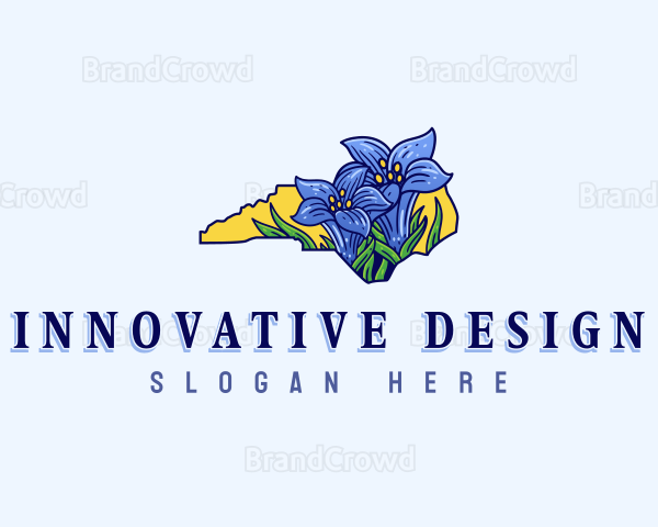 North Carolina Flower Logo