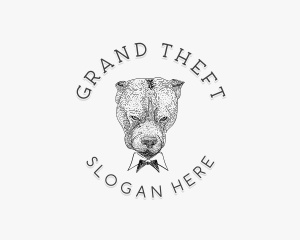 Animal - Pitbull Dog Animal logo design