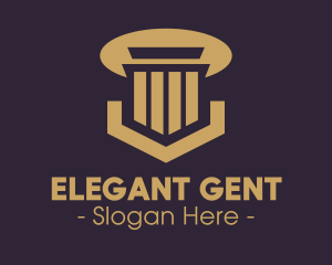 Elegant Pillar Concrete logo design