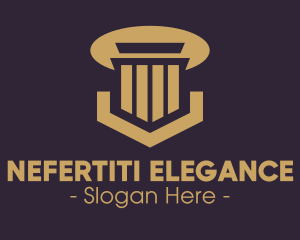 Elegant Pillar Concrete logo design