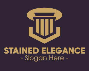 Elegant Pillar Concrete logo design