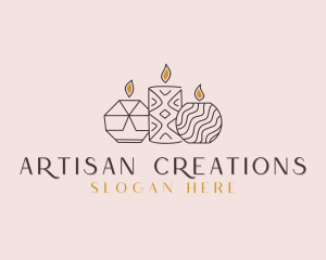 Artisanal Decor Candles logo design