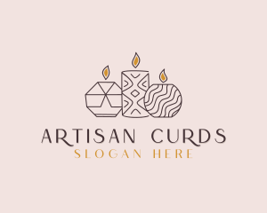 Artisanal Decor Candles logo design