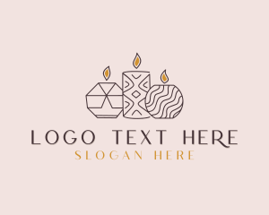 Scented - Artisanal Decor Candles logo design