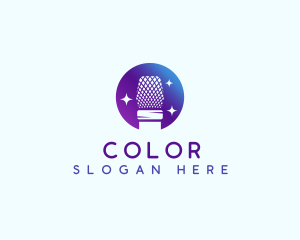 Podcast - Podcast Audio Mic logo design