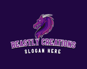 Monster Dragon Gamer logo design