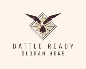 Infantry - Aviation Eagle Bird logo design